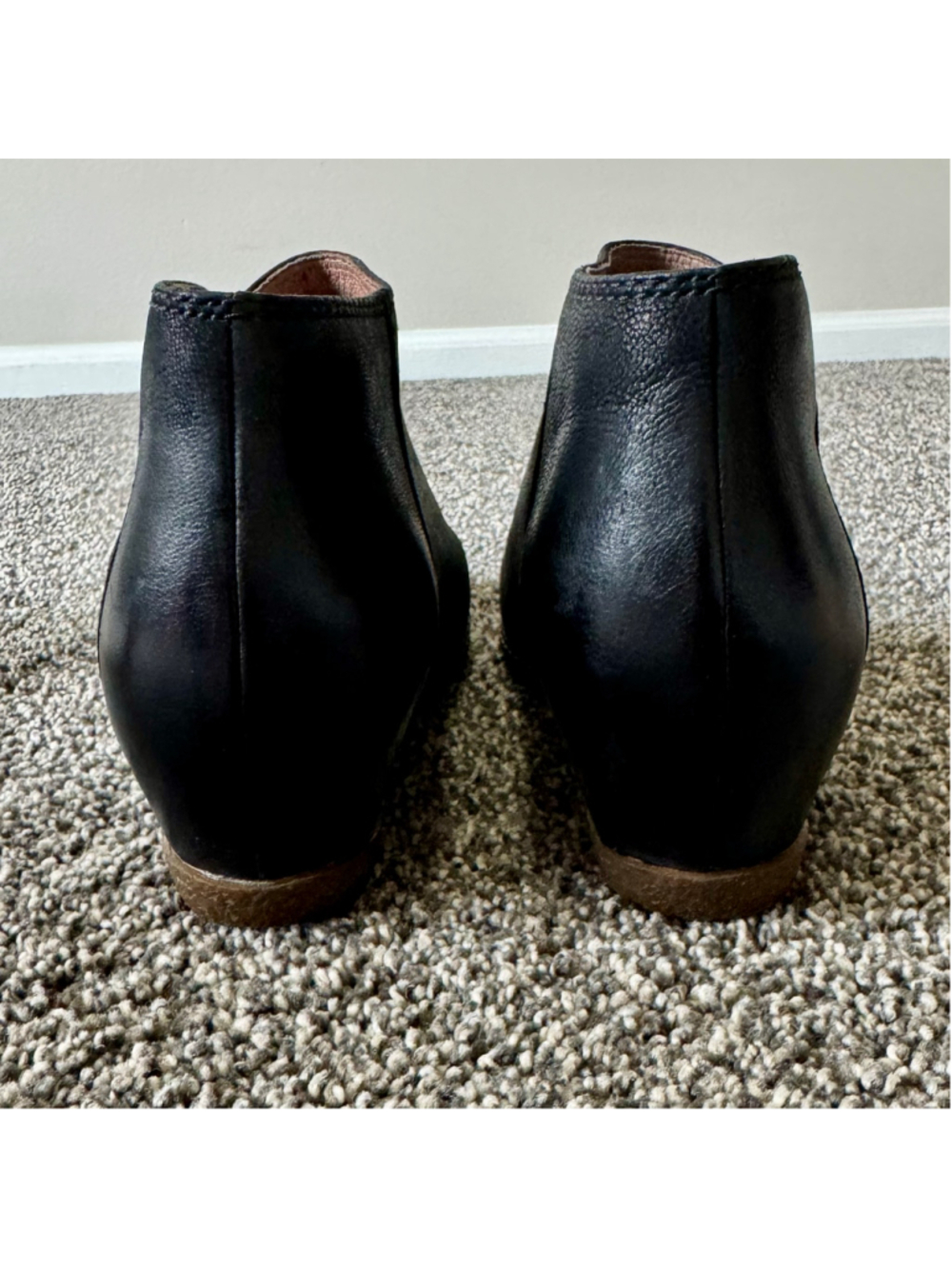 Women's Dansko Black Leather Leyla Booties Size 38/7.5 - Picture 9 of 11